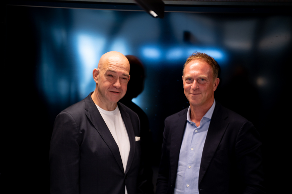 Investor Morten Klein (t.v.) og CEO Martin Bentzen i Klein Group har i høst delt sine tanker om teknologi, forretning og fremtiden med Kaupr.io sin redaktør Morten Myrstad og fotograf Morten Brun.