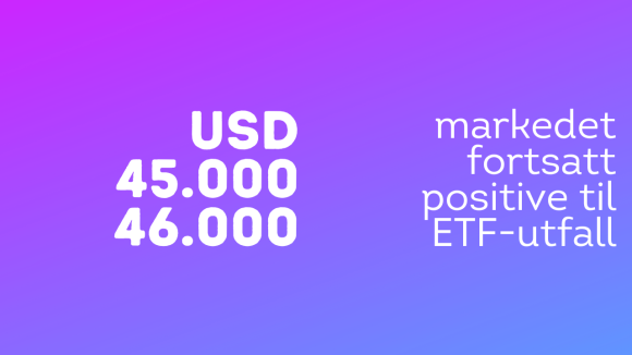 Bitcoin-kursen stabiliserte seg raskt tirsdag kveld, og indikerer at markedet fortsatt tror på en ETF-godkjenning.