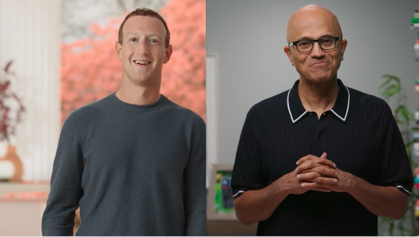 På Meta Connect lanserte Mark Zuckerberg og Satya Nadella et overraskende samarbeid mellom Meta og Microsoft
